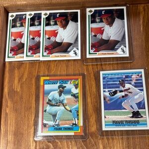 Frank Thomas Baseball Trading Card Set